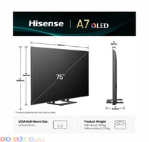 Телевизор, Hisense 75" A7Q, 4K Ultra HD