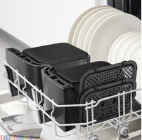 Уред за здравословно готвене, Tefal EY942HE0 Xxl Dual Easy Fry Coal Eu