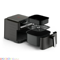 Уред за здравословно готвене, Tefal EY866HE1 Mega Compact Detach. Front + Ac