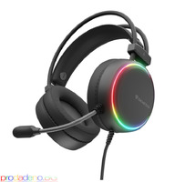 Слушалки, Genesis Headset Neon 614 With Microphone RGB Illumination Black USB