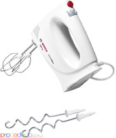 Миксер, Bosch MFQ3010 Hand mixer, 300 W, 2 speed settings plus turbo function, White